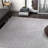 Mcclain Silver/Grey Shag Soft Area Rug-971058255