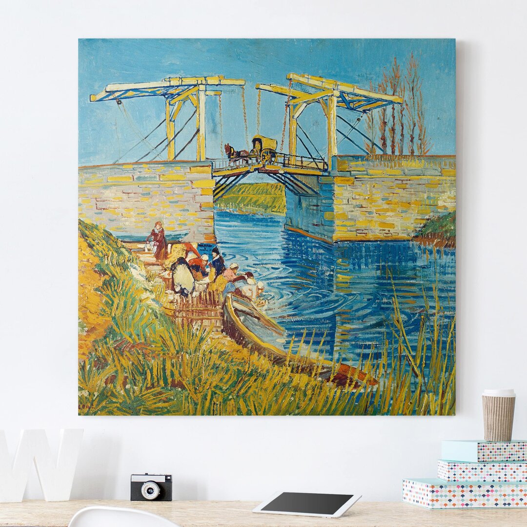 Leinwandbild Zugbrücke von Vincent Van Gogh