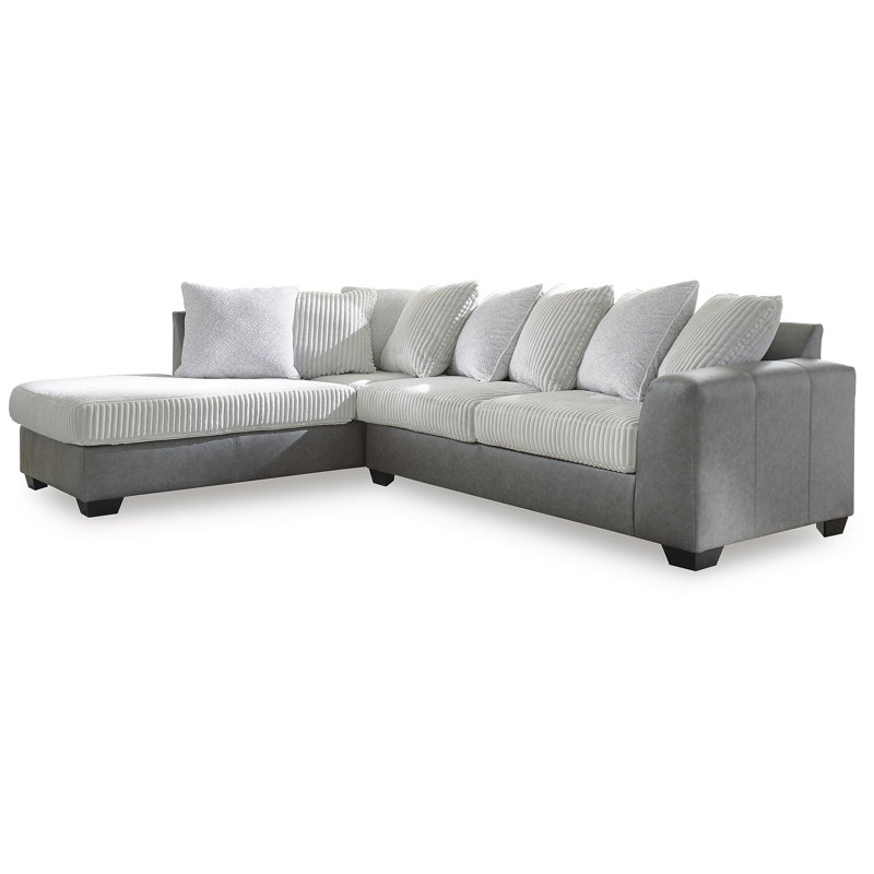 Canapé modulaire 2 pièces avec méridienne Eastleigh, Orienté à gauche (vu de face)