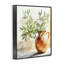 Rameau d'olivier dans un vase en terre cuite, estampe numérique, design par LSR Design Studio-130751850-130751853