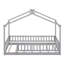 Structure de lit simple en bois avec clôture-118038487-118038490