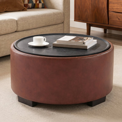 Table basse à plateau en bois 30 po avec rangement