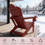 Fauteuil Adirondack d'extérieur inclinable et pliable avec support pour téléphone portable-1096097370-1101876348