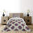Rustic Polyester Geometric Shapes Coverlet-41894042