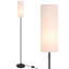Lacasha Black Column Floor Lamp