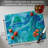 Chop Chop Blue Fluidity 1 Pack Designer Flexible Cutting Mat 15 Inch By 11.5 Inch