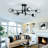 6-lights Glass Globe Sputnik Chandelier-2140676888-2140676895