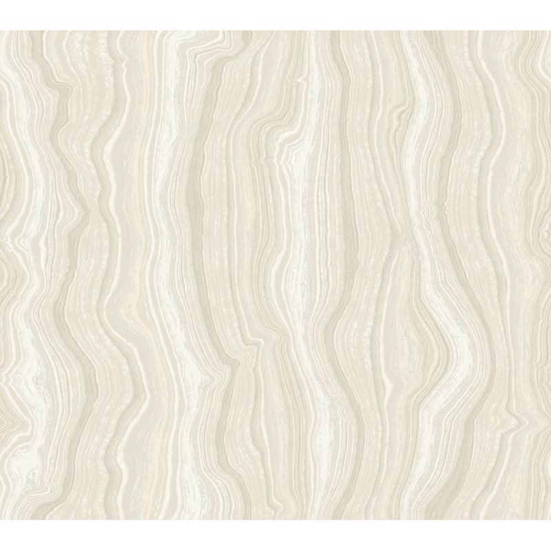 Mineral Shimmer Warm Neutral and Pearl Wallpaper, White