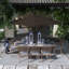 Parasol de patio 11 'en bronze avec inclinaison automatique et manivelle à Mocha Pacifica-1974771741-1974771734