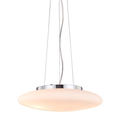 Speer 5 - Light White Bowl Pendant