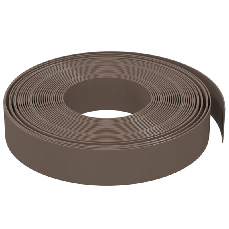 Auguster 100 cm W Lawn Edging Fencing, 10cm H x 100cm W, Brown