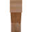 6"W x 18"D x 18"H Traditional Block Rough Sawn Bracket, Western Red Cedar-47797969-111779202