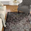 Tapis brun foncé et bleu argenté Westia-26713043