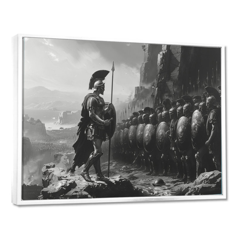 «Glatha», impression sur toile, H 16 po x l 32 po x P 1 po, Toile encadrée flottée blanche