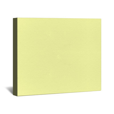 Solid Light Yellow Canvas Gallery Wrap in Many Sizes