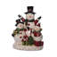 Décoration de groupe de bonhommes de neige Dolomite illuminant Jolly