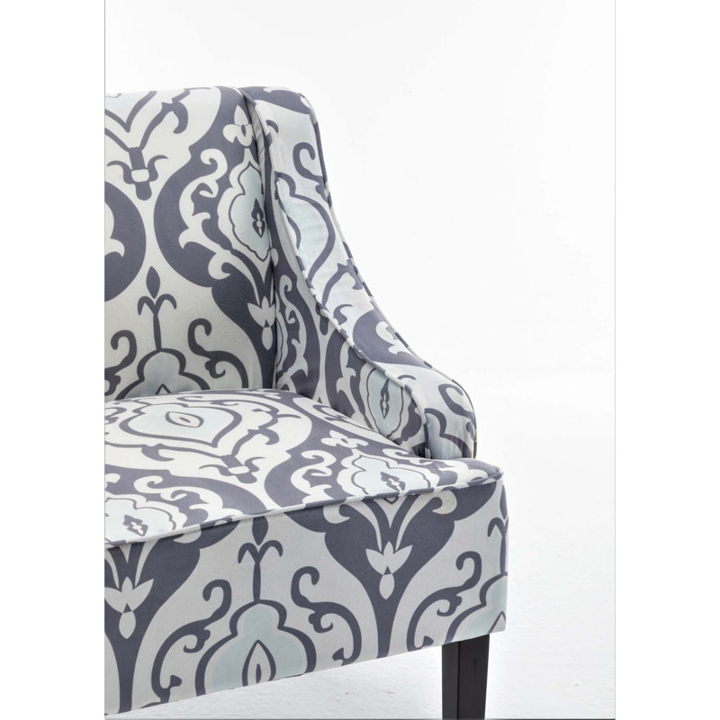 Chaise d'appoint rembourrée polyvalente avec structure en bois massif et rembourrage confortable