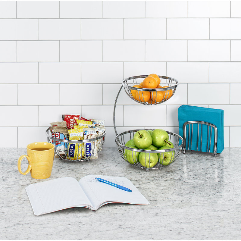 Rebrilliant Ledbetter Stainless Steel Fruit Bowl