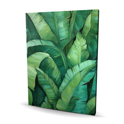 Feuilles denses - Toile florale verte pour la maison | Achetez maintenant