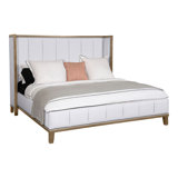 Mattingly Solid Wood Wingback Bed