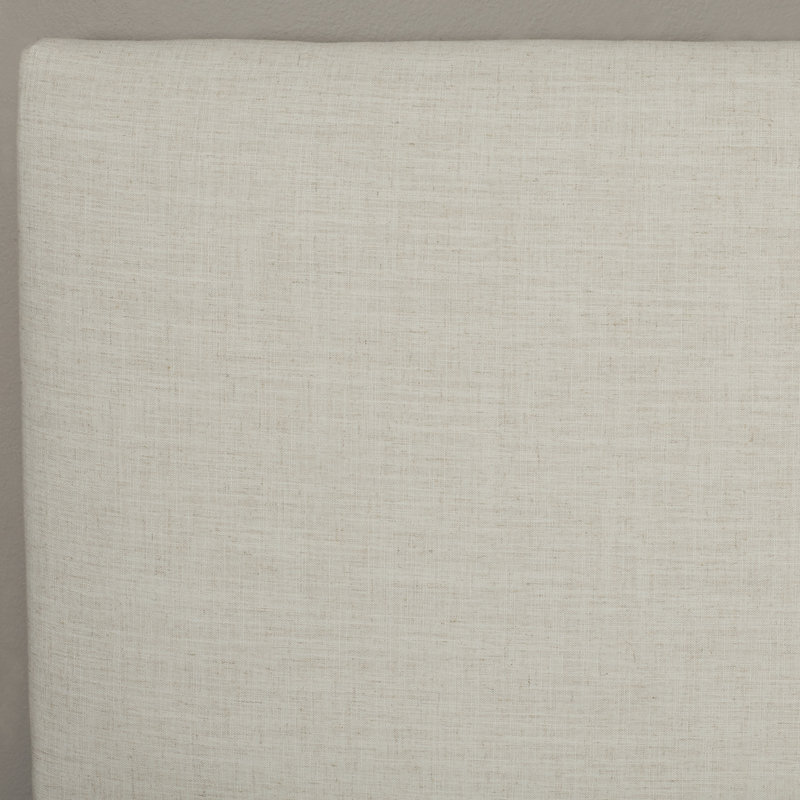 Eisley Upholstered Headboard, Full, Classic Talc Linen