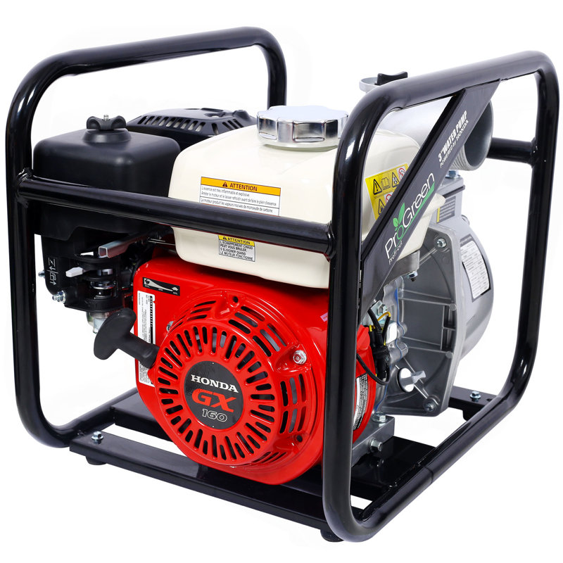 Pompe à eau 3 "264GPM, moteur GX160 de 163Cc, coupleur 3T NPT