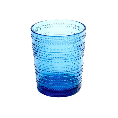 Chaplin Beaded Acrylic Drinking Glass - Cobalt Blue - 15.6 oz