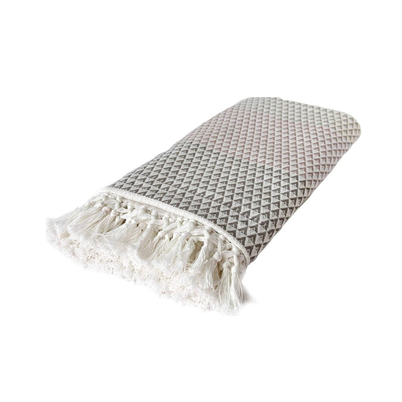 Winterton Throw Blanket, Grey Mauve