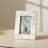 Shell Wood Glass Capiz Frame with Intricate Inlay Detailing and Durable Back Stand for Display - Handcrafted Decorative Frame Featuring Quality Materials and Textured Natural Shell Accent-1585849943