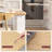 82.6" Fluted Kitchen Island With Extendable Dining Table For 4-6, Island Table For Kitchen With Power Outlet, Kitchen Table With Double-side Storage, 2 Drawers 2 Side Open Shelves, Natural-1597008692