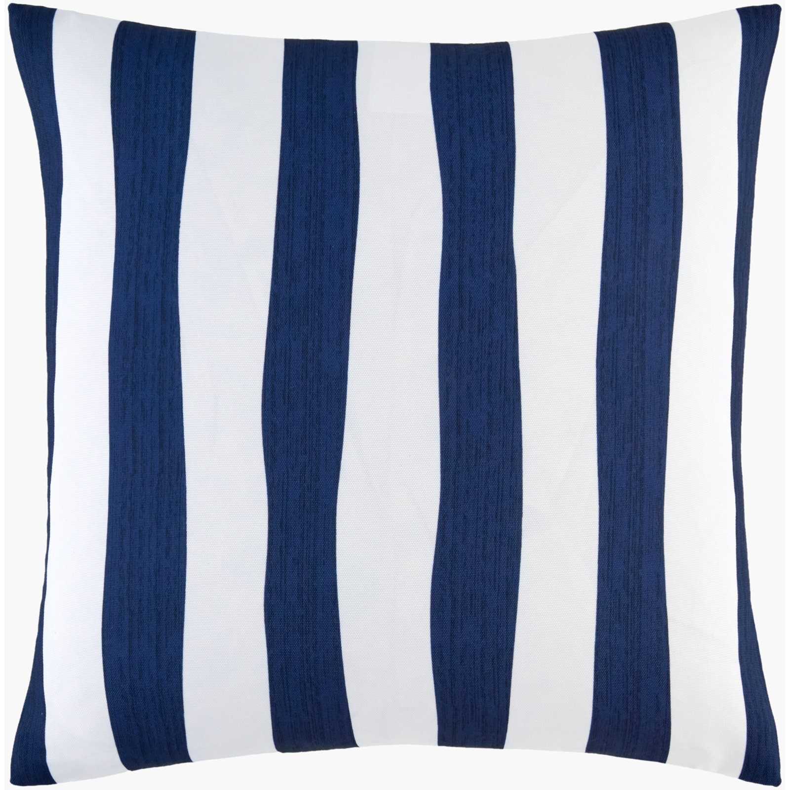 Laguna Striped Reversible Throw Pillow, Blue Striped, Square 20", Cover Only