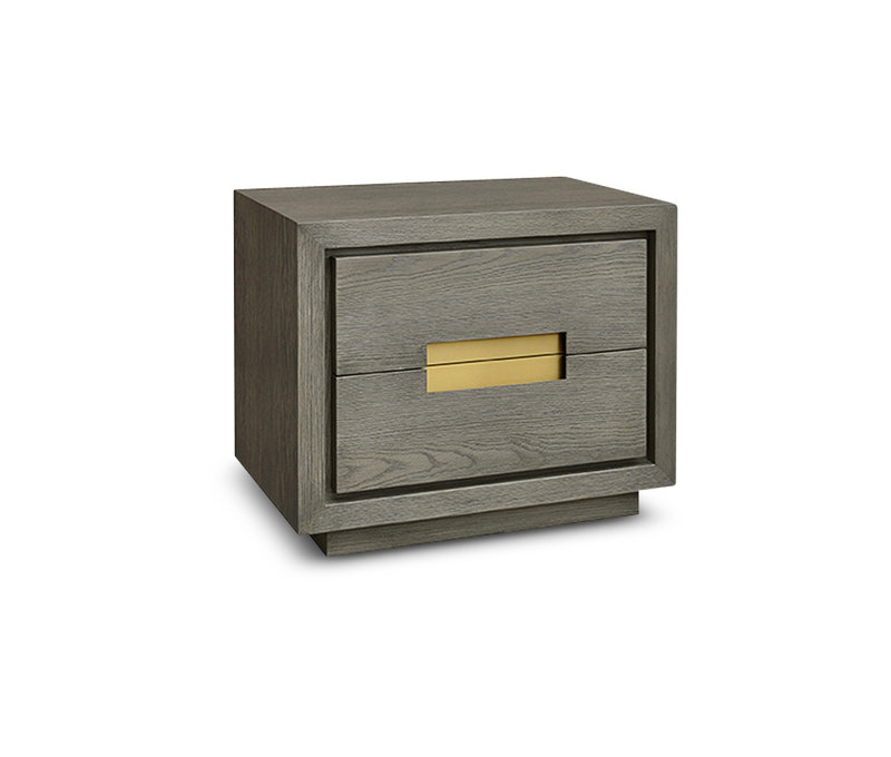 Aalinah 2 Drawer Bedside Table