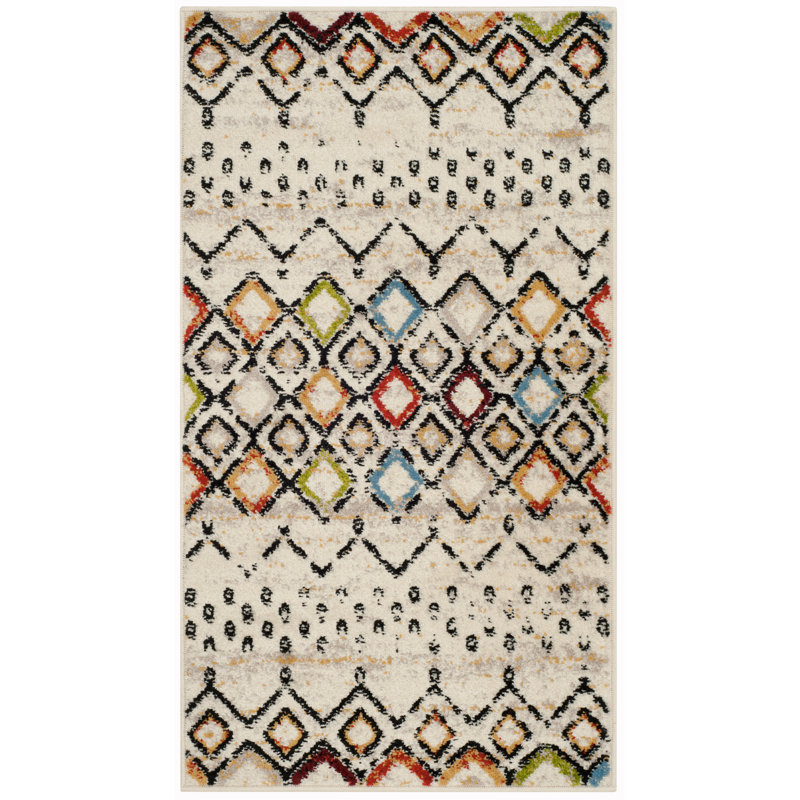 Savoy Geometric Area Rug, Rectangle 69 x 122cm