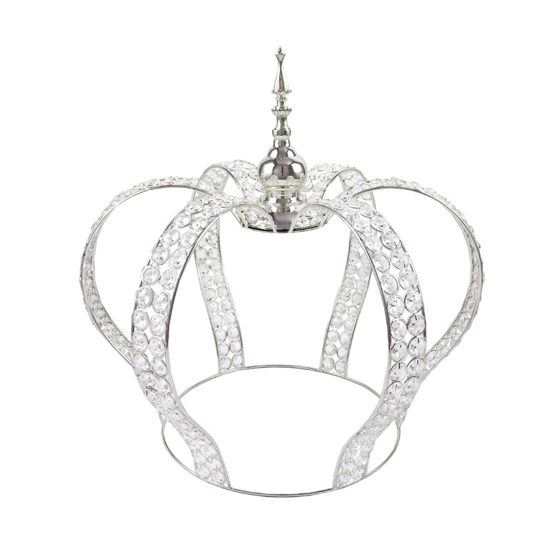Centre de table Gafford Cuvier, Argent, H 17,75 po x l 18,25 po x P 18,25 po
