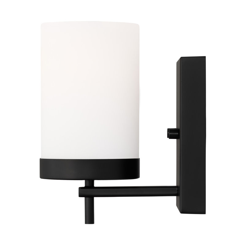 Zire 1 - Light Armed Sconce, No, Midnight Black