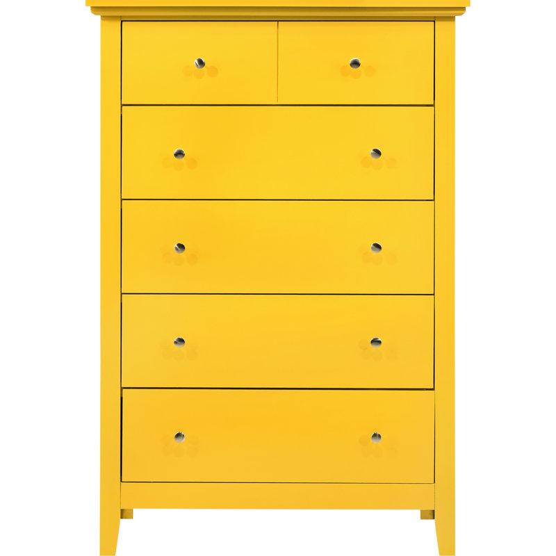 Commode jaune pour le garage - Organise vos outils avec un design élégant ajoute une touche de classe