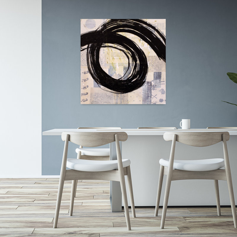 «Brushstroke No. 8», art contemporain abstrait, H 32 po x l 32 po