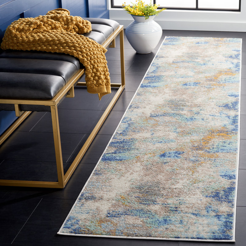 Strasser Skyler Performance Abstract Rug, Runner 2'2" x 9'