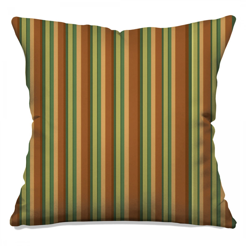 Vertical Stripes Pattern Double Sided Throw Pillows, 16 x 16 inches