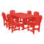 Ensemble de salle à manger 9 pièces 44 po x 94 po Heritage-109787828-125118830
