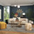 Metal 3D Stripe Geometric Home Gold Wall Decor