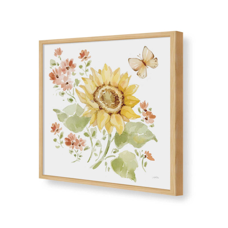 «Fall Cottage Garden II» par Katrina Pete, reproduction d'art, 21.5" H x 21.5" W, Maple, Framed Print