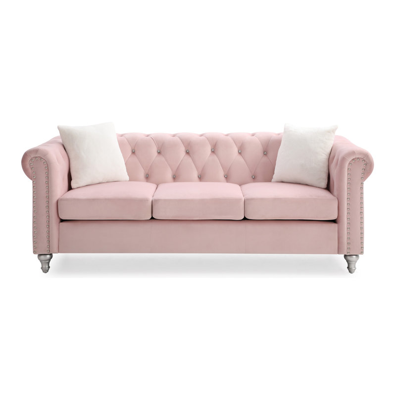 Canapé Paige G829A-S, BLEU, Rose