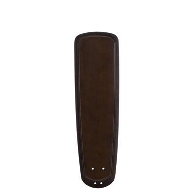 myFanimation 54 inch Indoor/Outdoor Ceiling Fan Blade Set of 5 - Walnut with Walnut Inlay