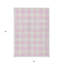 Tapis d'intérieur lavable à carreaux rose 5 pi x 8 pi