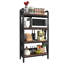 Tablettes de rangement à 4 niveaux 56,30 po Bakers Rack-2108760218