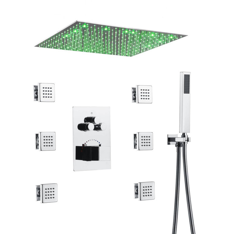 All-In-One Kit with Rough in-Valve, Chrome
