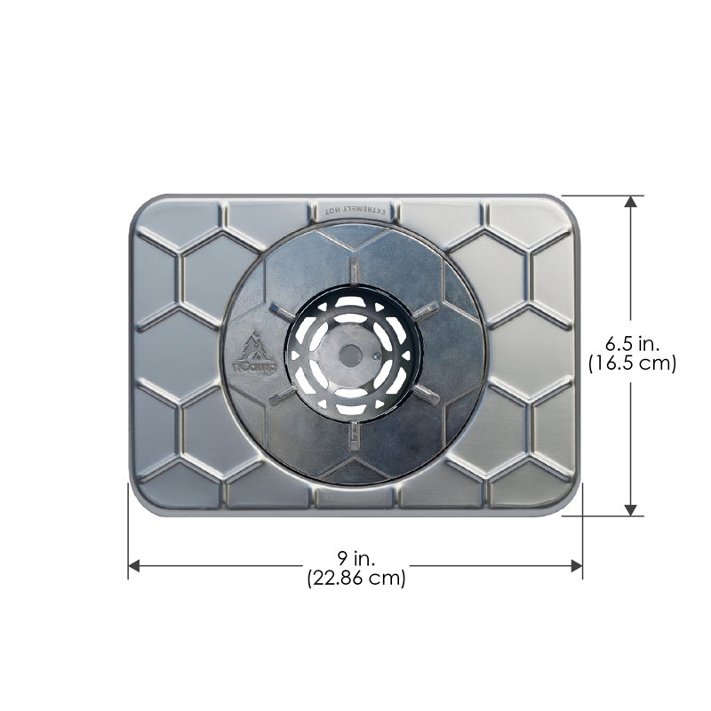 nCamp 1 - Burner Single Burner High Pressure Propane and Wood Burning Outdoor Stove