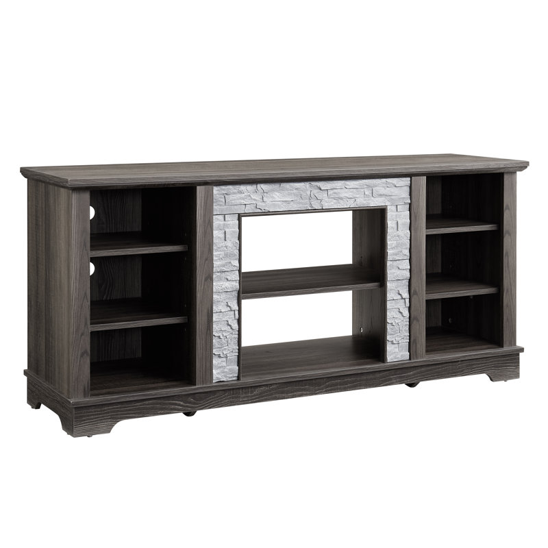 Meuble télé avec meuble télé Mantel Stone, Gris