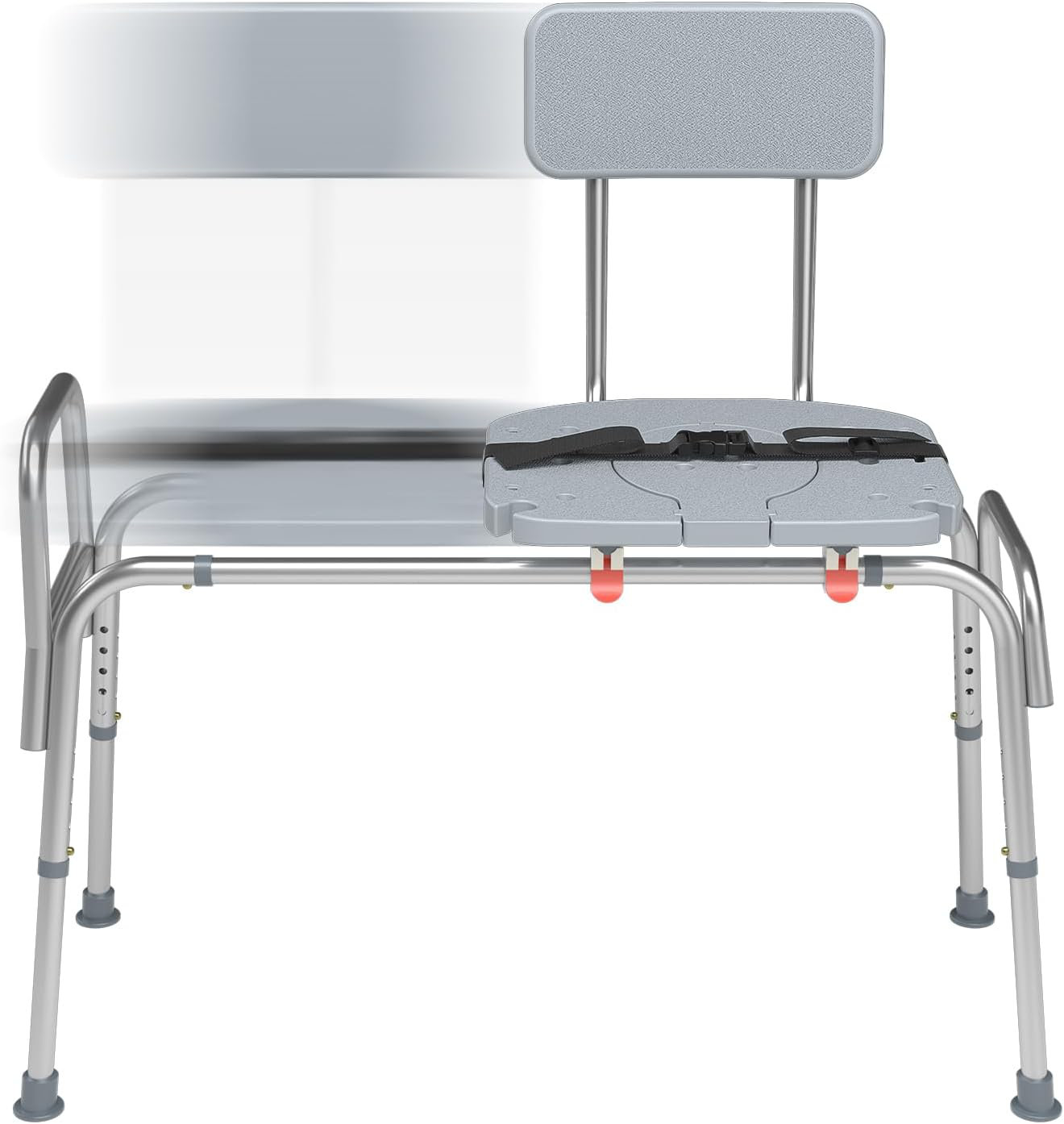 HOSOM Transfer Bench for Bathtub & Shower, Sliding Shower Chair with